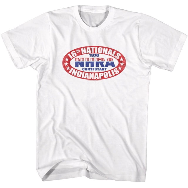 National Hot Rod Association T-Shirt Blanc pour Adulte 16th Nationals 6TG