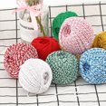 thumbnail image 4 of Thread Cotton Sewing Rope Twist Color Sewing Cord DIY Handicraft Woven String Knitting Supplies, Yellow, 4 of 9