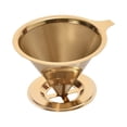 thumbnail image 4 of YAOMOBB Filtre à Café à Goutte Lente Filtre à Café en Acier Inoxydable pour-Over Dripper Cône Réutilisable Sans Papier, 4 of 6