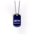 thumbnail image 1 of Seattle Seahawks Domed Dog Tag, 1 of 1