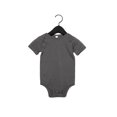 thumbnail image 1 of Bella Canvas Cache-Couche en Jersey pour Bébé, 12-18, Asphalt, 1 of 1