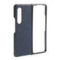 thumbnail image 1 of Étui en Cuir pour Téléphone, Protection Complète Anti-Rayures Étui Rigide Antichoc pour Z Fold 3 Noir, Rouge, Bleu, Vert Militaire, Marron, 1 of 8