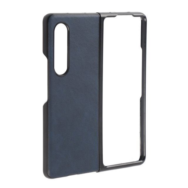 Étui en Cuir pour Téléphone, Protection Complète Anti-Rayures Étui Rigide Antichoc pour Z Fold 3 Noir, Rouge, Bleu, Vert Militaire, Marron