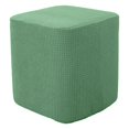thumbnail image 2 of Housses de Pouf Repose-Pieds Carrées Tabouret Décoratif Vert, 2 of 7