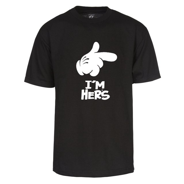 I'm With Her! Graphic T-shirt Black Medium