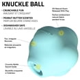 thumbnail image 2 of Playology Jumbo Knuckle Ball - Peanut Butter Scented Dog Toy, 2 of 6