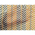 thumbnail image 4 of oneOone Tissu Popeline de Coton Rayé & Chevrons Imprimé Géométrique 1 Yard 42 Pouces de Large, 4 of 4