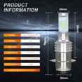 thumbnail image 2 of 4PCS 8000K H6 H6M P15D LED Headlight H6 Bulbs Lights for Honda Rincon 650 680 2003-2015, 2 of 7