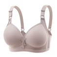 thumbnail image 1 of Clearance Sale 2025 Bra Women Clearance Lace Back Button Shaping Cup Adjustable Shoulder Strap Large Size Bra, 1 of 2