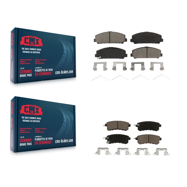 CMX Front Rear Ceramic Brake Pads Kit for Car INFINITI QX80 Nissan Armada QX56 KCX-100348