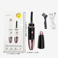 thumbnail image 3 of Heated Eyelash Curlers Fast Heat Up Within 10S 24 Hours Long Lasting Rechargeable Electric Eyelash Curler With Type C With 4 Heating Modes Anti Burn Mini Lash Curler With Led Disp,White Beauty Equi, 3 of 9