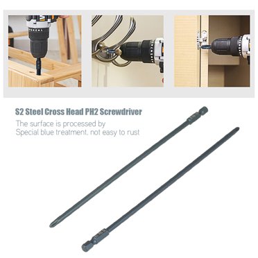 Screwdriver Bits Set, Screwdriver Bits Set 200mm Cross Head Bit, Cross Head Electric Drills For Air Screwdrivers