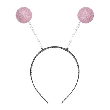 ranrann Alien Glasses Martian Antenna Headband Boppers Set Costume Party Favors Accessories for Pink One  Size