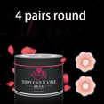 thumbnail image 2 of Youkk 4 Paires de Cache-Seins Réutilisables en Silicone Autocollants Ronds pour Seins et Seins, 2 of 8