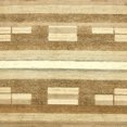 thumbnail image 1 of Ahgly Tapis d'Intérieur Carré Abstrait Brun Cannelle, 5 Pieds Carré, 1 of 6