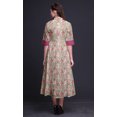 thumbnail image 3 of Bimba Robe à Boutons Imprimée Florale pour Femmes Robe Chemise de Cocktail Ligne A-TTG, 3 of 5