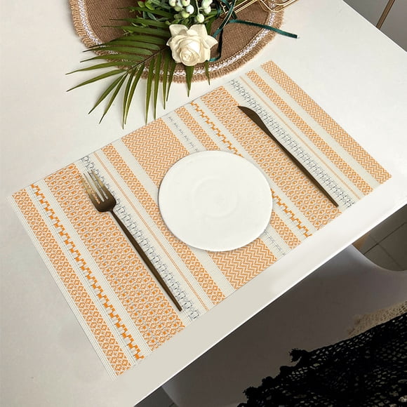TIMIFIS Napperons Pvc Tapis Isolant Thermique Décoratif Tapis de Cuisine Occidentale Restaurant Décoratif Napperon Anti-Graisse Gadgets de Cuisine