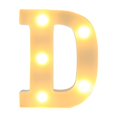 thumbnail image 2 of Alphabet LED Letter Lights Light Up White Plastic Letters Standing Hanging A-M &, 2 of 3