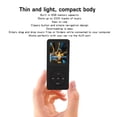 thumbnail image 3 of Lecteur MP3 MP4 de 1,8 Po, Mémoire Intégrée de 8 Go avec Stockage Extensible de 64 Go, Lecteur de Musique avec Radio FM, Enregistreur Vocal pour la Course, le Gym, 3 of 7