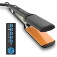 thumbnail image 1 of LAICAIW 2.20" Hair Straightener, Extra Wide Flat Iron/Plancha de Cabello, Adjustable Temperature, Ceramic Coated Floating Panel, 30s Fast Heating, Dual Voltage, for Thick Naturally Curly Hair, 1 of 7