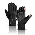 thumbnail image 1 of Gants à Écran Tactile, Gants Chauds d'Hiver, Gants de Conduite pour Temps Froid, Gants de Sport Coupe-Vent Antidérapants pour Cyclisme Course Ski Randonnée, 1 of 9