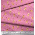 thumbnail image 2 of Soimoi Poly Georgette Fabric Paw,Bone & Puppy Dog Print Sewing Fabric Yard 52 Inch Wide, 2 of 3