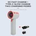 thumbnail image 3 of Electric Air Duster, Stepless Adjustable Jet Dry Blower Portable Turbo Jet Fan, Mini Jet Blower Rechargeable Air Blower for Computer Keyboard Car, 3 of 7