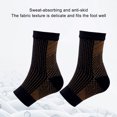 thumbnail image 2 of Ruiboury 2a Set Of 2 Non-skid Compression Socks For Ankles Brace Comfortable To Wear white S/M 1Set, 2 of 6