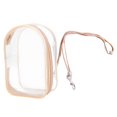 thumbnail image 3 of lionlar Clear Figure Display Bag Doll Display Bag for Collectors Action Figures Doll Apricot and Rope, 3 of 9