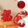thumbnail image 3 of Chinese Traditional Ornament Table Fu Character for Wedding New Year Housewarming, 3 of 7