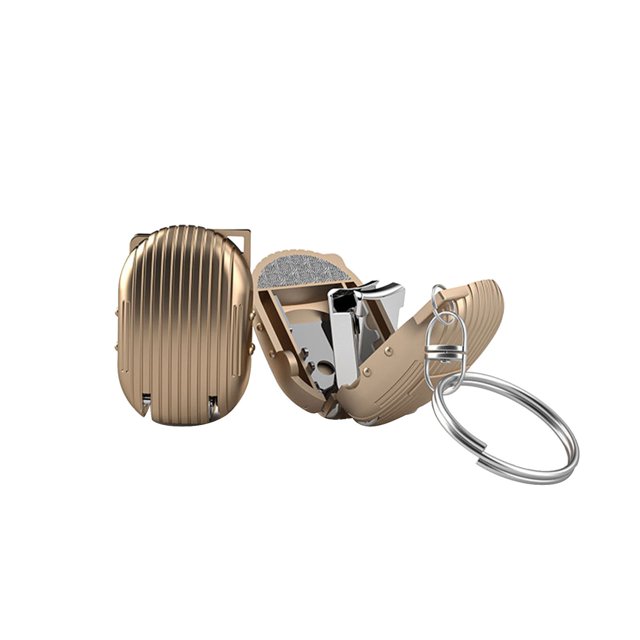 Yhmxh Folding Mini Nail Clippers Pack Portable Mini With Keychain Flip Over Nail Clippers