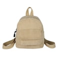 thumbnail image 1 of Decodeary Women Backpack Adjustable Strap For Wide Application Fashionable And Practical Khaki, 1 of 6