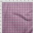 thumbnail image 5 of oneOone Tissu en Coton Flex Violet Mosaïque pour Robe Tissu Imprimé au Mètre 40 Pouces de Large, 5 of 5