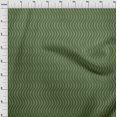 thumbnail image 3 of oneOone Cotton Poplin Fabric Dot & Waves Block Printed Craft Fabric BTY 56 Inch Wide, 3 of 4