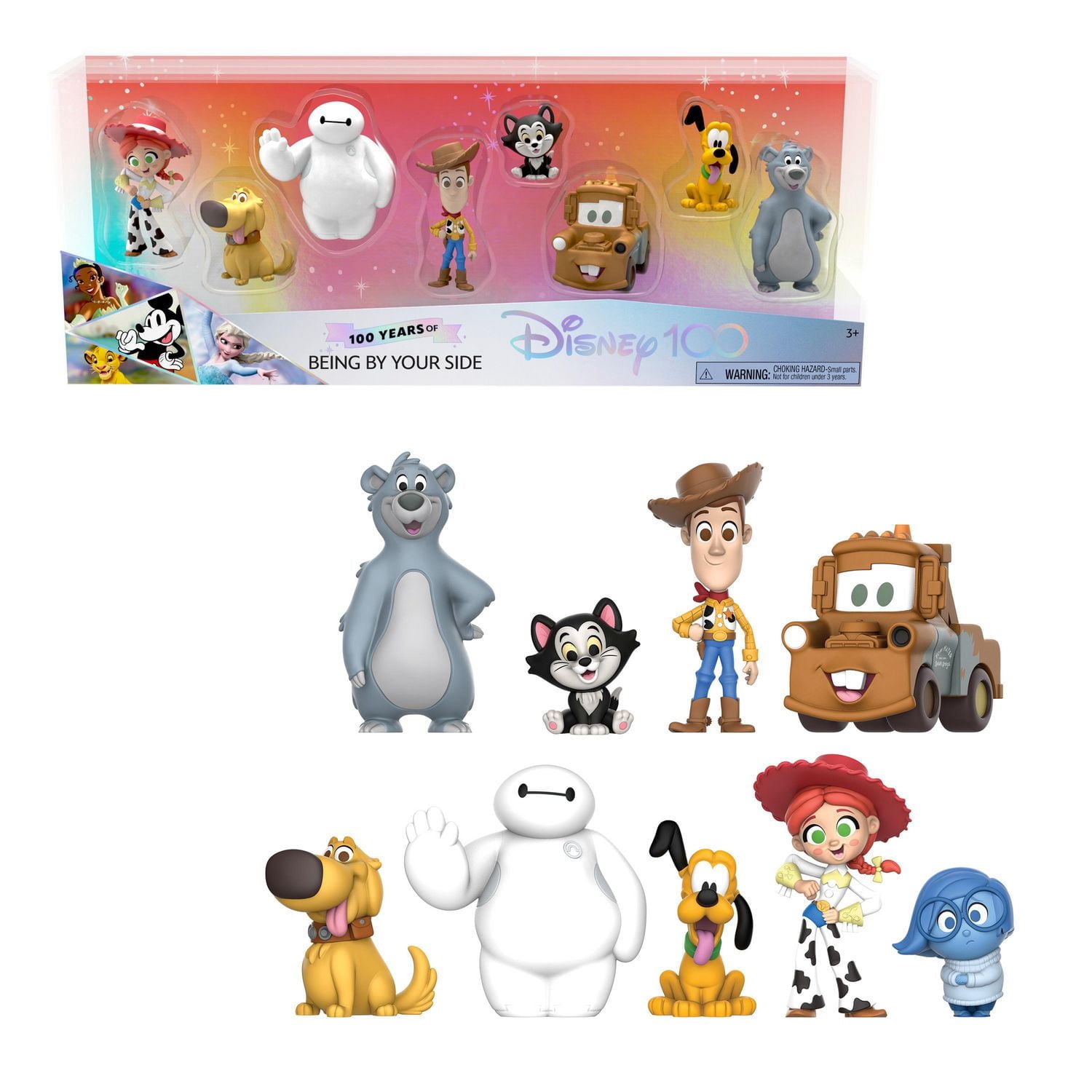 Collection Fêtant Disney100 Années A Tes Côtés Ensemble de 8 Figurines Edition Limitée
