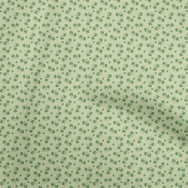 oneOone Velvet Pear Green Fabric Floral Sewing Material Print Fabric By The Yard 58 Inch Wide