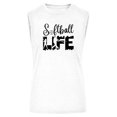 thumbnail image 4 of SDNall Womens Fashion Printed Round-Neck Loose Sleeveless T-shirt Pullover Tops, 4 of 9
