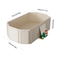 thumbnail image 3 of Hxlamzoo Extra Large Foldable Pet Bathtub for Dogs and Cats - Multi-Purpose Portable Tub with Sturdy Support Legs, Indoor/Outdoor Use, Easy to Clean & Storage, 3 of 6