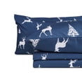 thumbnail image 3 of Gogreen 4PC Queen Christmas Sheet Set Deep Pocket Fit 16", Breathable Microfiber Soft Queen Sheet Set Warm Sheets, Luxury Hotel Style Christmas Decor Queen Bed Sheet Set, Christmas Gift, 3 of 8