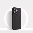 thumbnail image 1 of For Apple iPhone 16 Pro Max Magnetic Case with HaloLock Shockproof Protective Silicone Cover - Black, 1 of 5