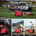 thumbnail image 4 of PowerSmart 4800W Portable Inverter Gas Generator with Manual Start for Home Emergencies with Wheel, 4 of 6