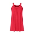 thumbnail image 4 of Robe Courte d'Été pour Femme de Plage - par-Dessus de Bikini, Sans Manches Évasée, Robe T-Shirt Décontractée Mini, Polyester, Tailles P - TTG, 4 of 4