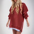 thumbnail image 1 of Gspmoly Robes pour Femmes, Mode Femmes Décontracté à Empiècements Fermeture Éclair Latérale Col Rond Chandail Uni Manches Longues Robes Robes de Mariage pour Femmes Offres du Jour, 1 of 8