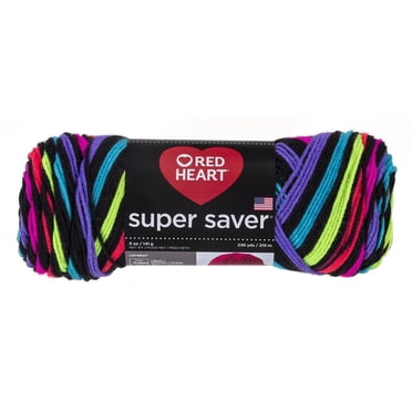 Red Heart® Super Saver® Yarn, Stripes, Acrylic #4 Medium, 5oz/141g, 236 Yards