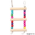 thumbnail image 2 of Ladder Bird Toy Creative Funny Bead Design Wooden Parrot Chew Toy Bird Swing Toy, 2 of 10