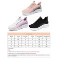 thumbnail image 2 of Innerwin Chaussures Athlétiques pour Femmes Tige Tissée Fly Chaussure de Course Sport Espadrilles Légères Entraînement Entraînement Physique Gym Noir 7, 2 of 6