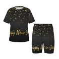 thumbnail image 1 of Lsque Ensemble de Pyjama Léger 2 Pcs Motif Bonne Année Haut à Manches et Shorts pour Filles - Grand, 1 of 6