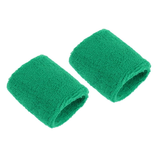 S SERENABLE 2 Pcs Bracelets de Sport pour Football Basketball Course Athlétique Vert Gazon