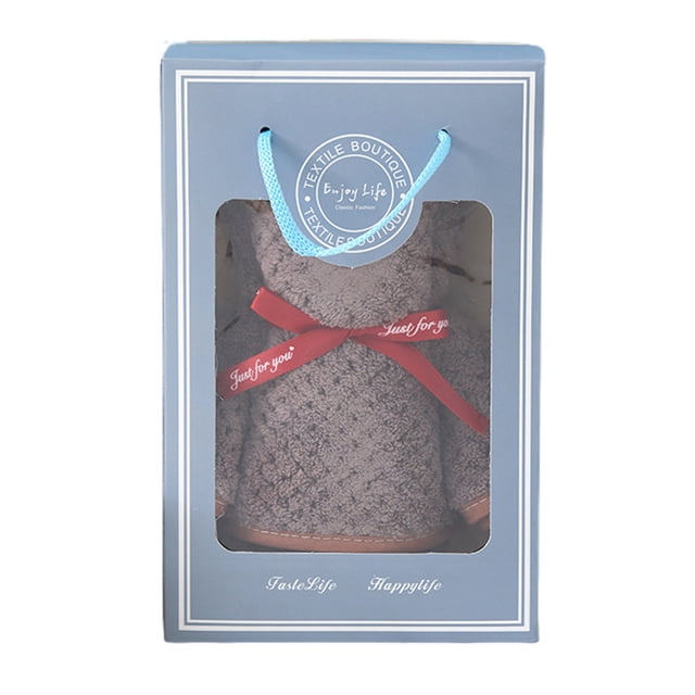 Ingenious Warp Knitted Pineapple Reseau Towel Gift Bear Towel High Density Coral Fleece Gift INS Style