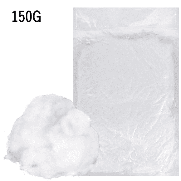DEBGFS Polyester Fiber Fill Premium Pillow Stuffing Fluff Fiber Filling Stuffing Crochet Stuffing High Resilience Fiber Pillow Filling Stuffing for DIY Crochot Crafts Stuffed Animal,150g